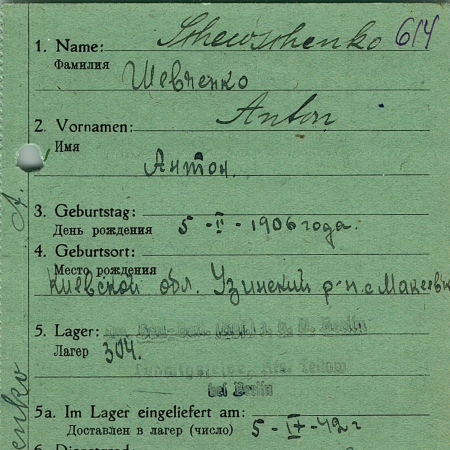 Шевченко Антон Иванович