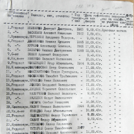 Братская могила возле сельсовета в с. Смелое