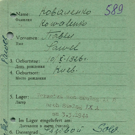 Коваленко Павел Денисович