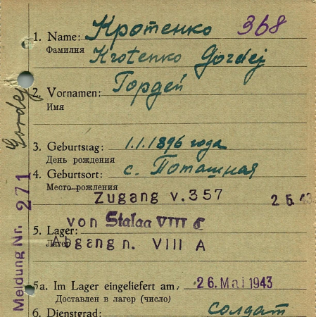 Кротенко Гордей Аксентьевич