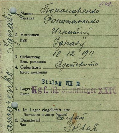 Пономаренко Игнатий Терентьевич