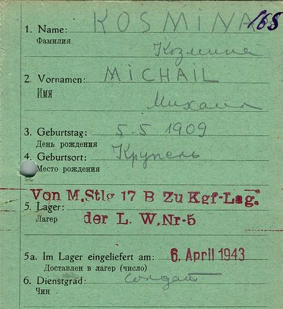 Козмина Михаил Дмитриевич