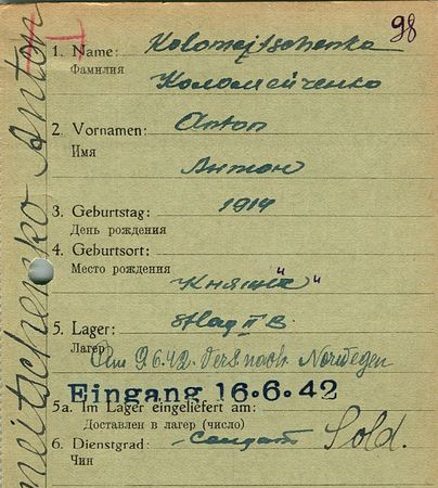 Коломейченко Антон Федорович