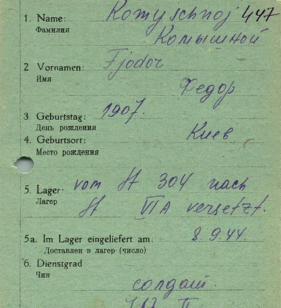 Комышной Федор Прокофьевич