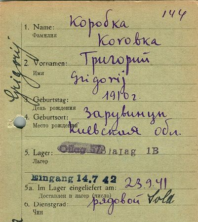 Коробка Григорий Григорьевич