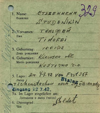 Студеникин Тимофей Савельевич