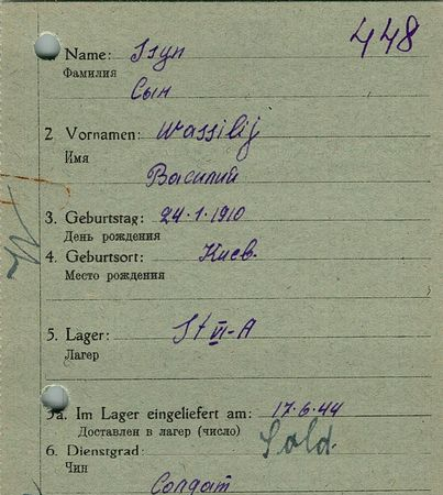 Сын Василий Герасимович