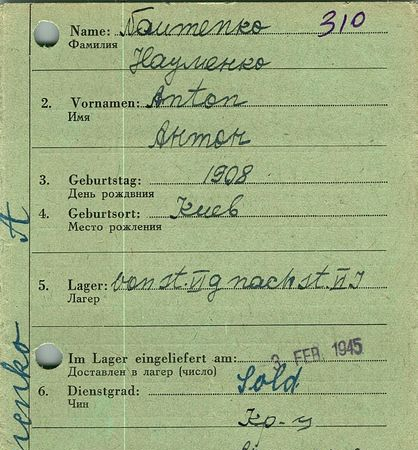 Науменко Антон Филиппович