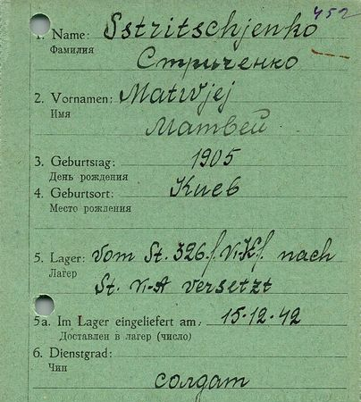 Стриченко Матвей Никитич