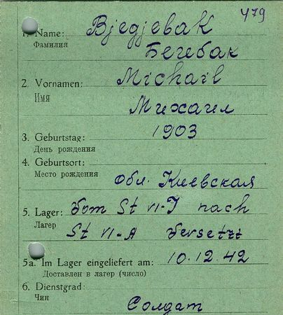 Бегебак Михаил Никитич