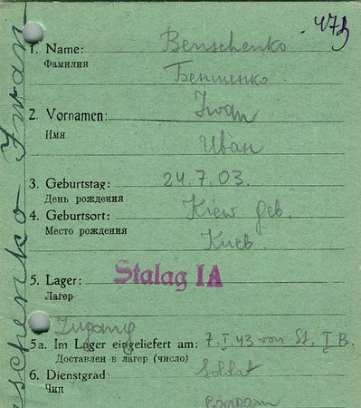 Бенщенко Иван Максимович