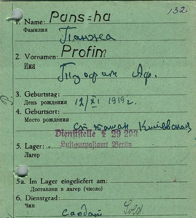 Панжа Трофим Афанасьевич