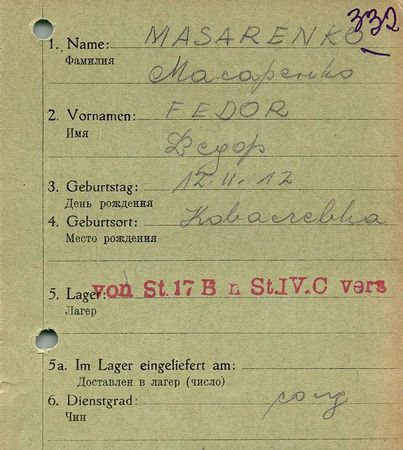 Масаренко Федор Андреевич