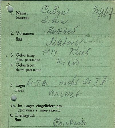 Сибук Матвей Полинонович