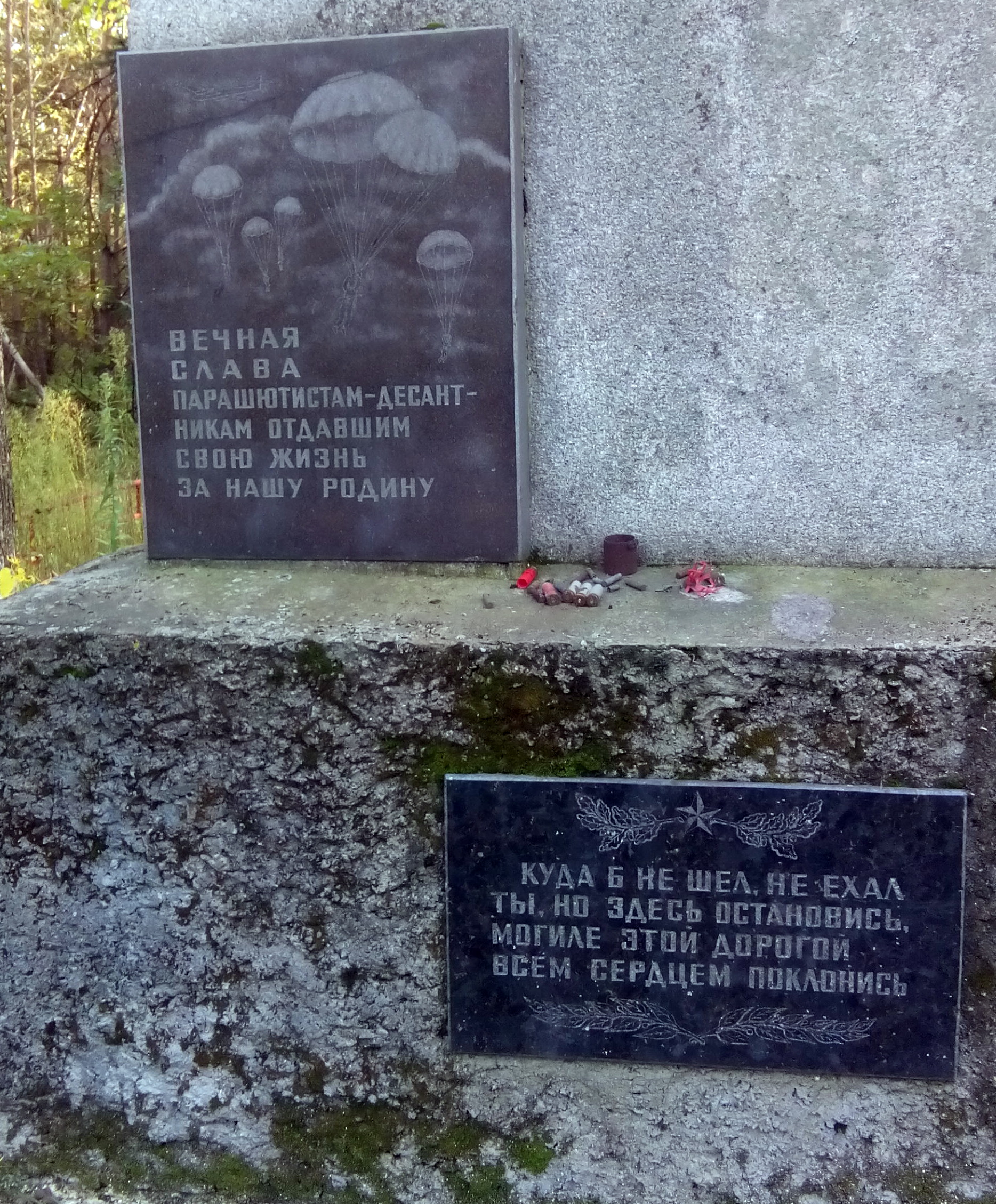 Братская могила в лесу у с. Тубольцы Черкасского района