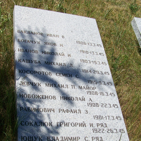 Воинское кладбище в с. Бояно