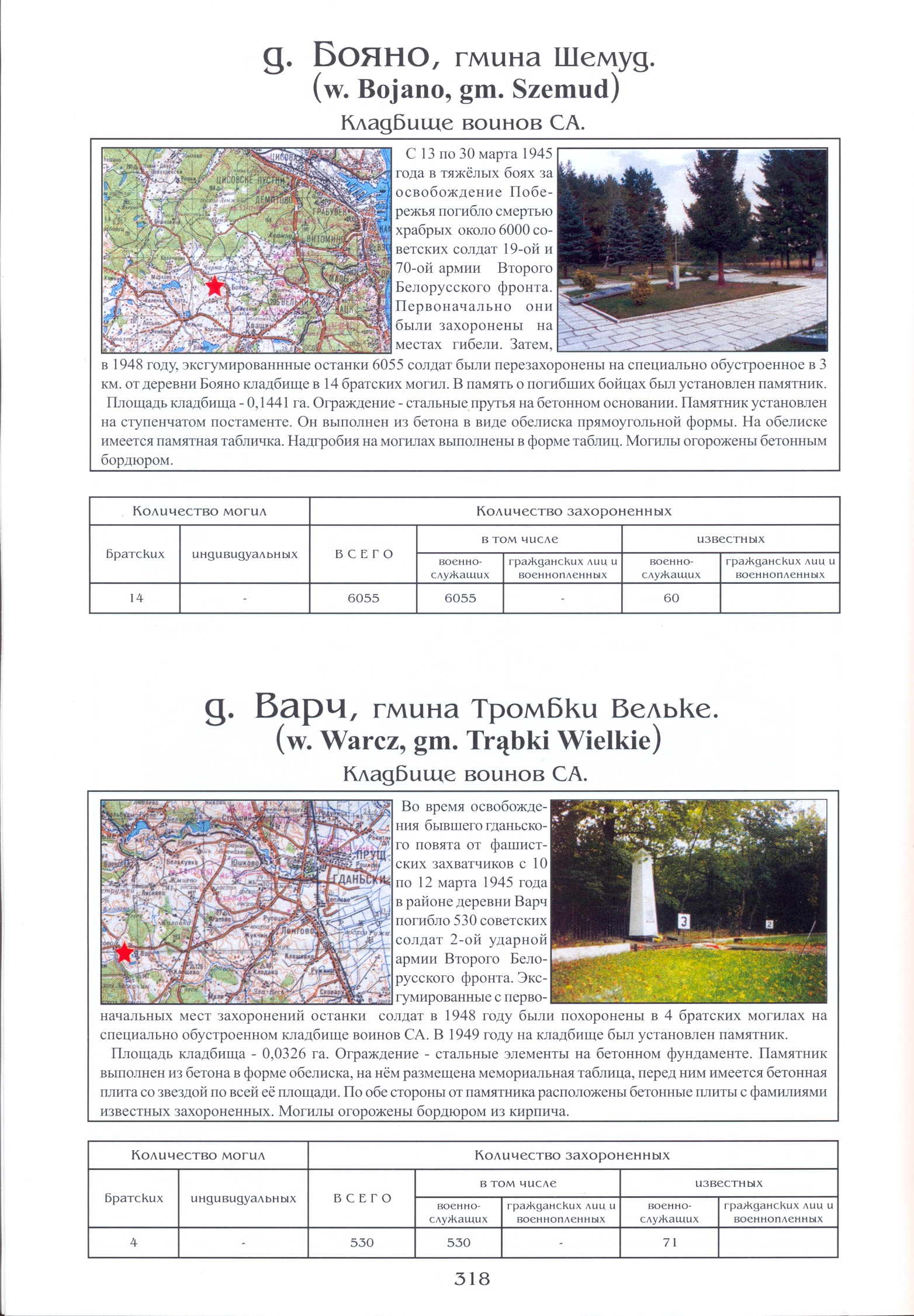 Воинское кладбище в с. Бояно