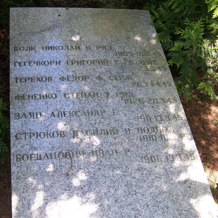 Воинское кладбище в с. Бояно