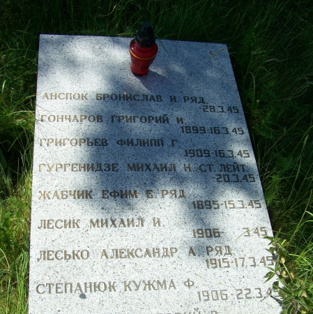 Воинское кладбище в с. Бояно