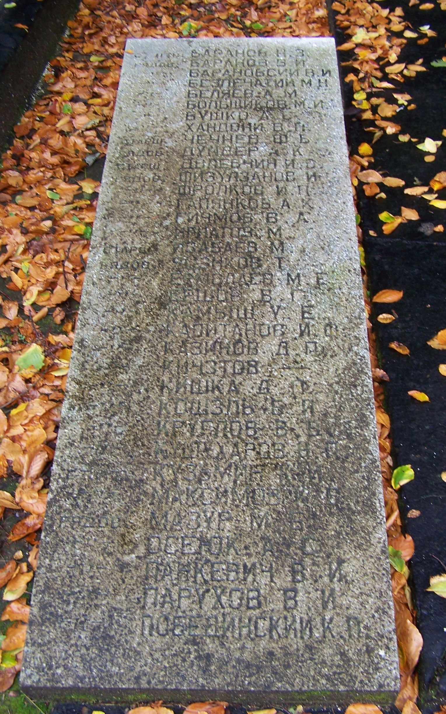 Военное кладбище в с. Варч