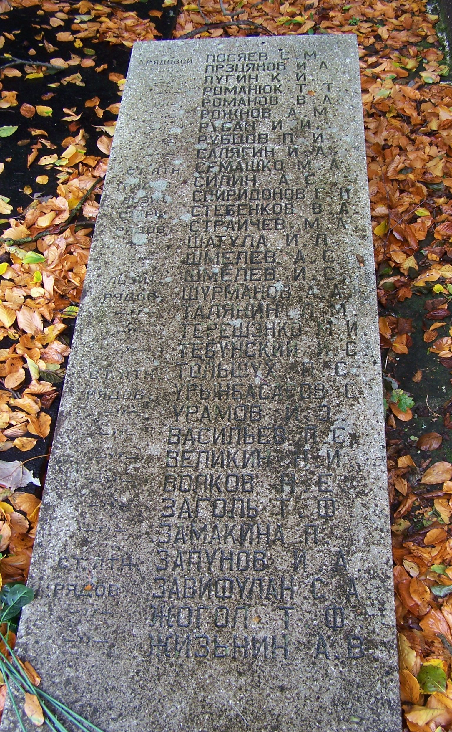 Военное кладбище в с. Варч