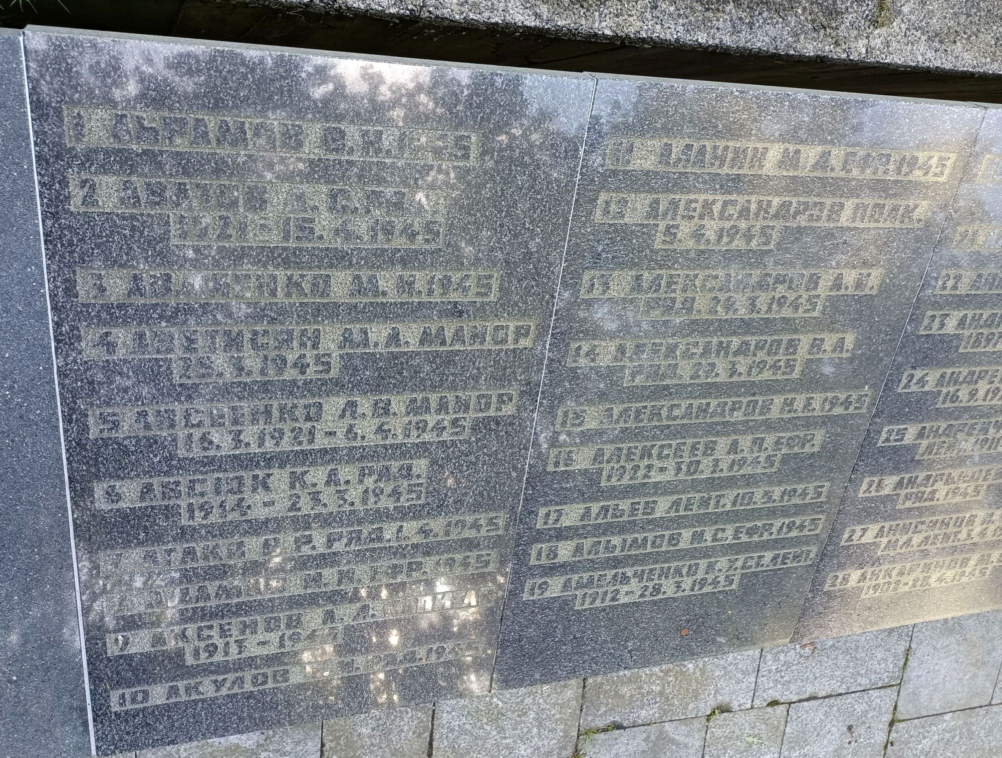 Воинское кладбище в Гданьске