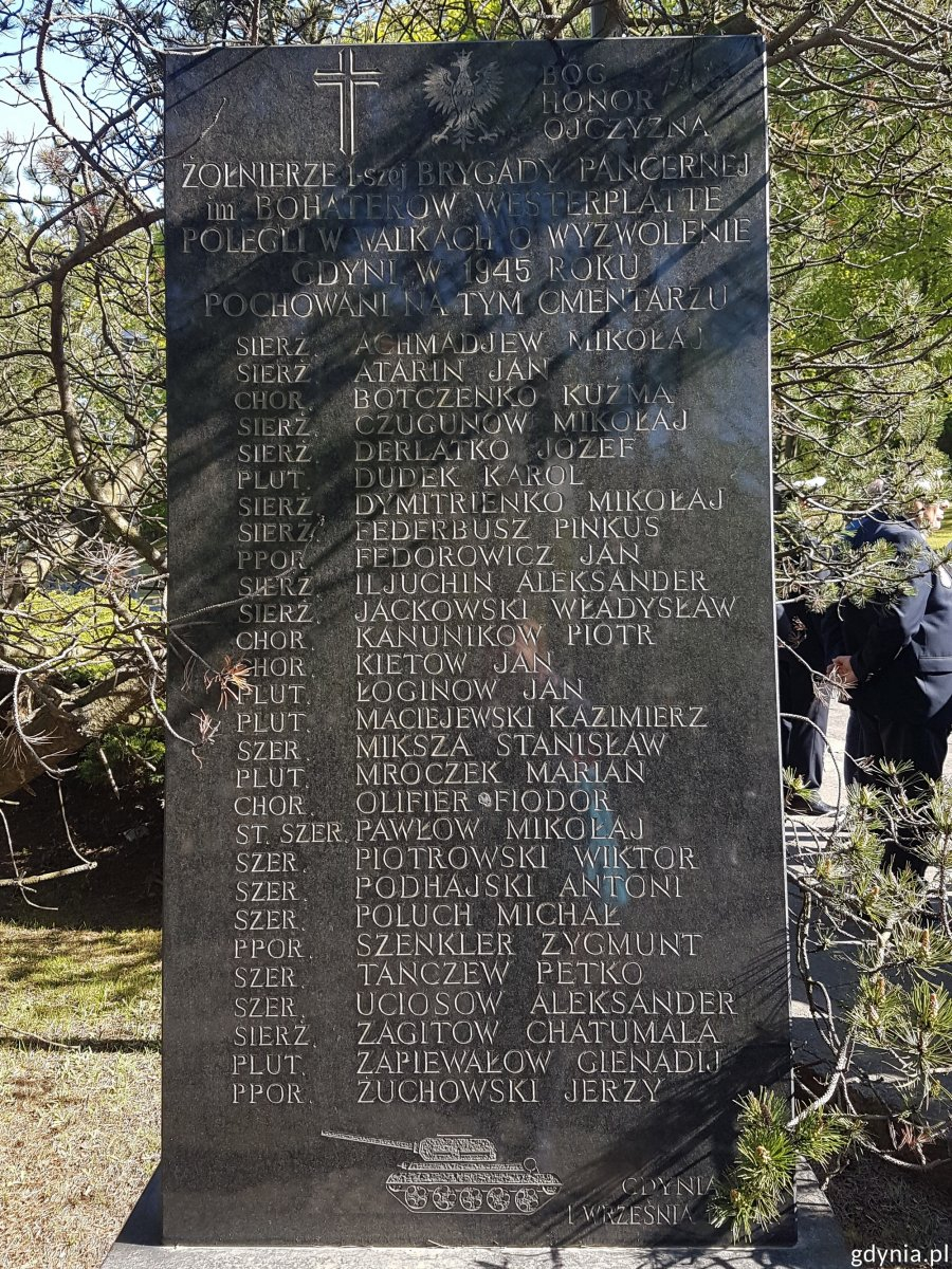 Воинское кладбище в г. Гдыня