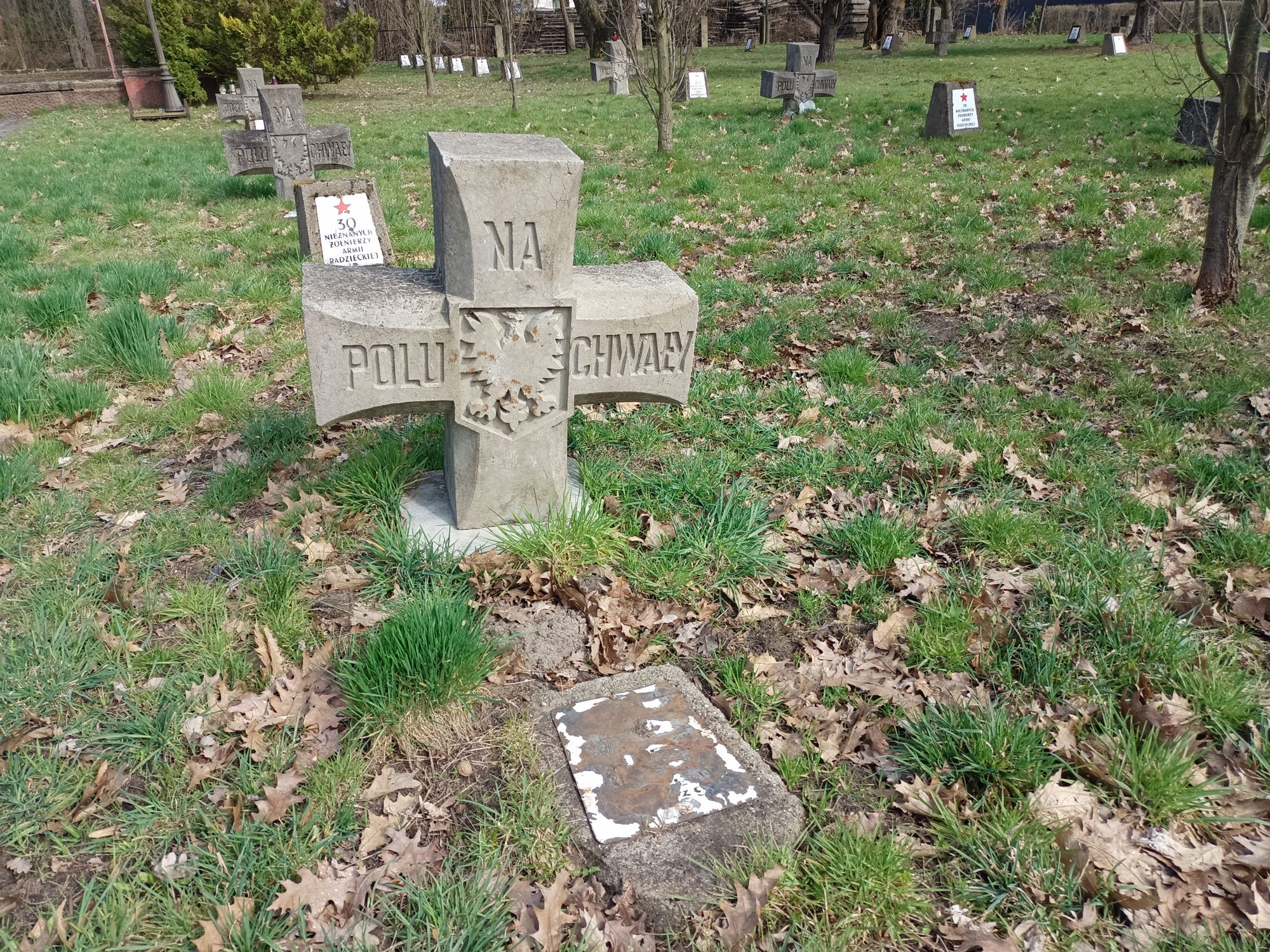 Воинское кладбище в г. Гарволин