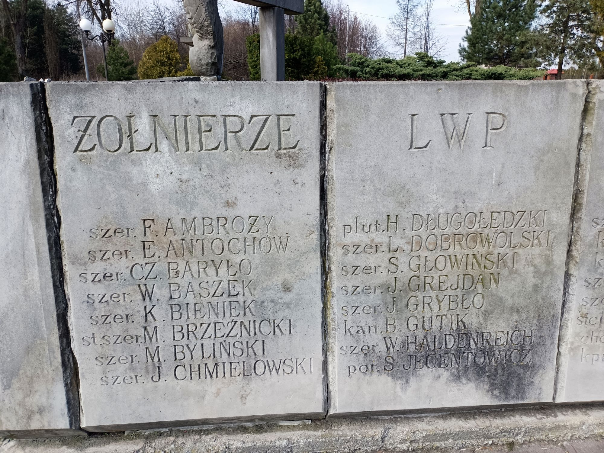 Воинское кладбище в г. Гарволин