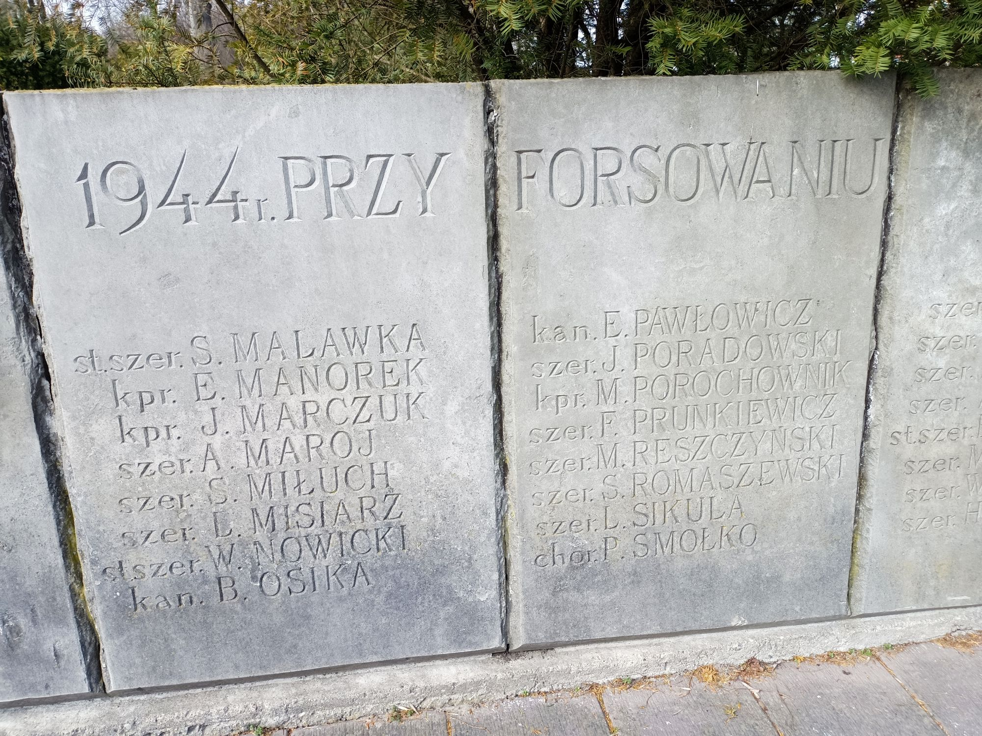 Воинское кладбище в г. Гарволин